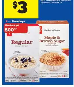 Real Canadian Superstore PC INSTANT OATMEAL, 264-344 G offer