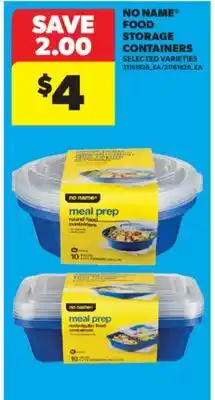 Real Canadian Superstore NO NAME FOOD STORAGE CONTAINERS offer