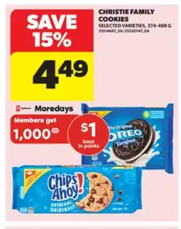 Real Canadian Superstore CHRISTIE FAMILY COOKIES, 374-488 G offer