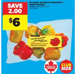 Real Canadian Superstore NO NAME NATURALLY IMPERFECT SWEET PEPPERS, 2.5 LB offer