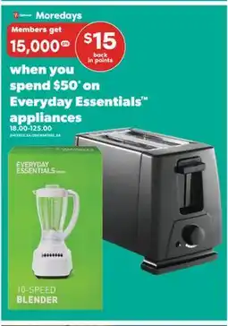 Real Canadian Superstore Everyday Essentials appliances offer
