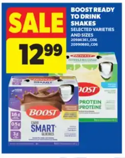 Real Canadian Superstore BOOST READY TO DRINK SHAKES offer