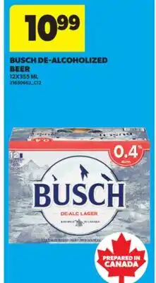 Real Canadian Superstore BUSCH DE-ALCOHOLIZED BEER, 12X355 ML offer