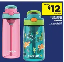 Real Canadian Superstore CONTIGO KIDS BOTTLES OR TUMBLERS, 14-20 OZ offer