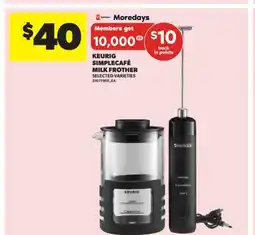 Real Canadian Superstore KEURIG SIMPLECAFÉ MILK FROTHER offer