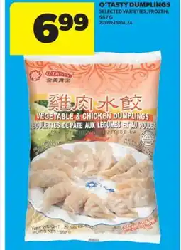 Real Canadian Superstore O'TASTY DUMPLINGS, 567 G offer