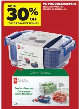 Real Canadian Superstore PC PRODUCE KEEPERS offer