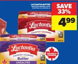 Real Canadian Superstore LACTANTIA BUTTER, 454 G offer