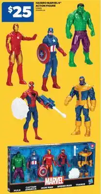 Real Canadian Superstore HASBRO MARVEL 6 ACTION FIGURE 5 PACK offer