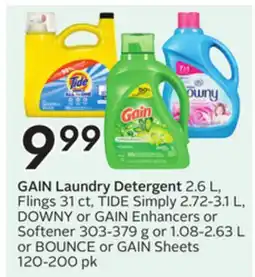 Sobeys GAIN Laundry Detergent offer