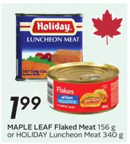 Sobeys MAPLE LEAF Flaked Meat offer