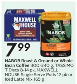 Sobeys NABOB Roast & Ground or Whole Bean Coffee offer