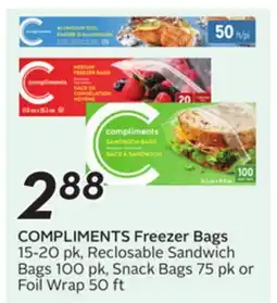 Sobeys Freezer Bags offer