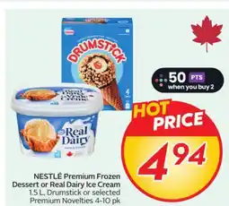 Sobeys NESTLÉ Premium Frozen Dessert or Real Dairy Ice Cream offer