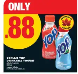 No Frills YOPLAIT YOP DRINKABLE YOGURT, 200 mL offer