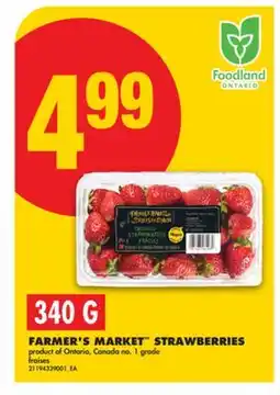 No Frills FARMER'S MARKET STRAWBERRIES, 340 G offer