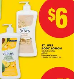 No Frills ST. IVES BODY LOTION, 600 mL offer