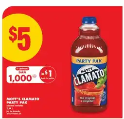 No Frills MOTT'S CLAMATO PARTY PAK offer
