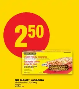 No Frills NO NAME LASAGNA offer