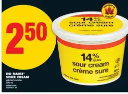 No Frills NO NAME SOUR CREAM, 500 mL offer