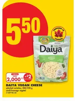 No Frills DAIYA VEGAN CHEESE, 200/220 g offer