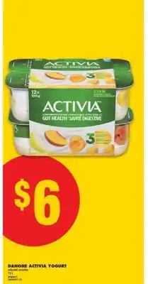 No Frills DANONE ACTIVIA YOGURT, 12's offer