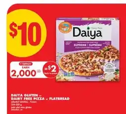 No Frills DAIYA GLUTEN or DAIRY FREE PIZZA or FLATBREAD, 550 offer