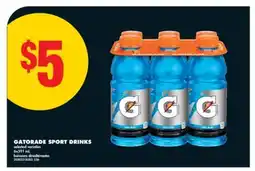 No Frills GATORADE SPORT DRINKS 6x591 mL offer