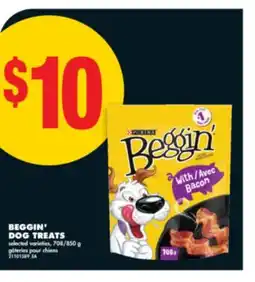 No Frills BEGGIN' DOG TREATS offer