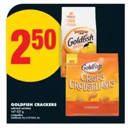 No Frills GOLDFISH CRACKERS, 167-227 g offer