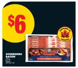 No Frills SCHNEIDERS BACON, 375 g offer