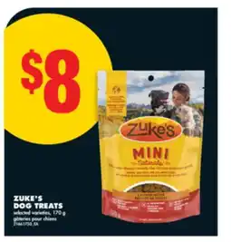 No Frills ZUKE'S DOG TREATS, 170G offer