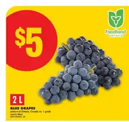 No Frills BLUE GRAPES offer