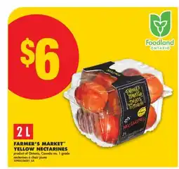 No Frills FARMER'S MARKET YELLOW NECTARINES, 2L offer