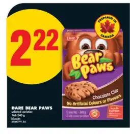 No Frills DARE BEAR PAWS varieties 168-240 g offer
