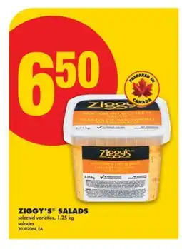 No Frills ZIGGY'S SALADS, 1.25 kg offer