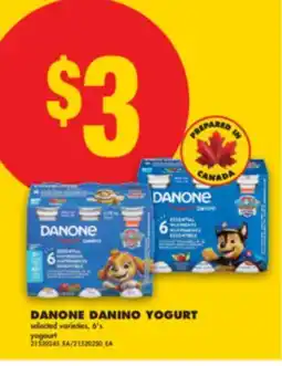 No Frills DANONE DANINO YOGURT 6' s offer