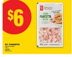 No Frills PC PANCETTA, 150 g offer