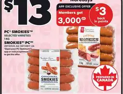 Independent Grocer PC SMOKIES , 1 KG offer