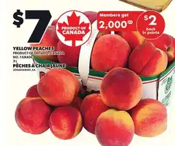 Independent Grocer YELLOW PEACHES, 3 L offer