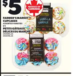 Independent Grocer FARMER'S MARKET CUPCAKES, 6'S offer