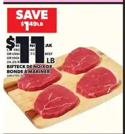 Independent Grocer EYE OF ROUND MARINATING STEAK offer