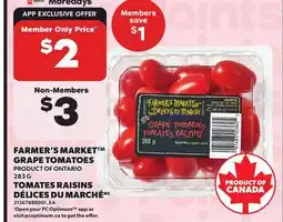 Independent Grocer FARMER'S MARKET GRAPE TOMATOES, 283 G offer