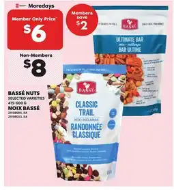 Independent Grocer BASSÉ NUTS, 415-600 G offer