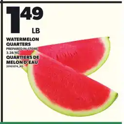 Independent Grocer WATERMELON QUARTERS offer