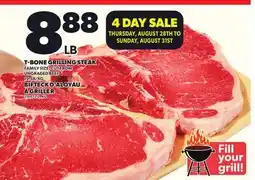 Independent Grocer T-BONE GRILLING STEAK offer