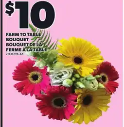 Independent Grocer FARM TO TABLE BOUQUET offer