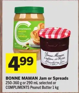 Foodland BONNE MAMAN Jam or Spreads offer