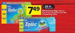 Foodland ZIPLOC Freezer Bags offer