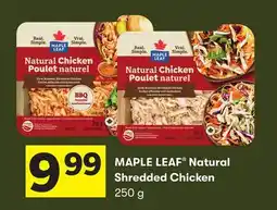 Foodland MAPLE LEAF Natural Shredded Chicken offer